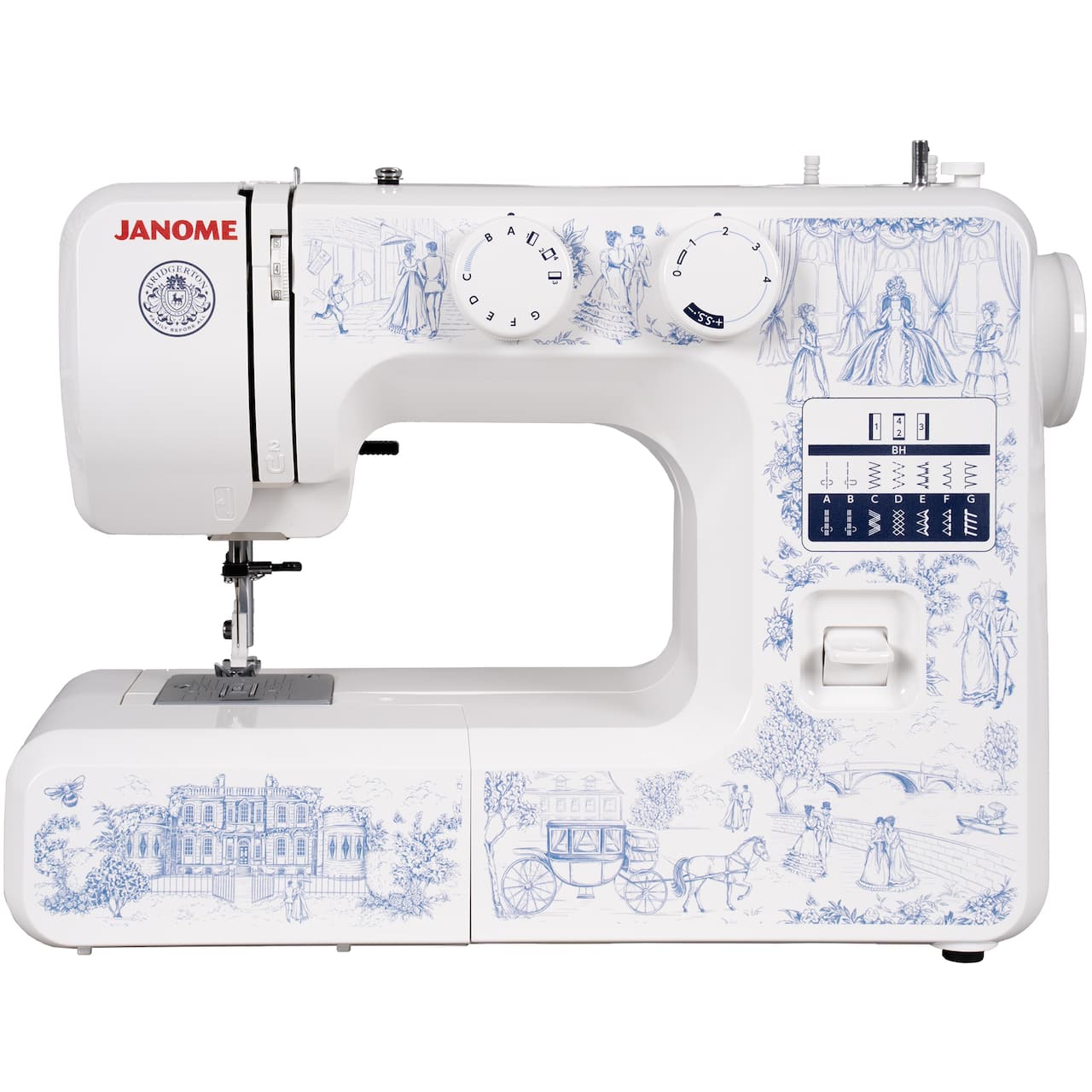 Janome Bridgerton Collection Easy-to-Use 15-Stitch Sewing Machine